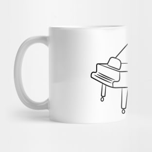 the pianist Mug